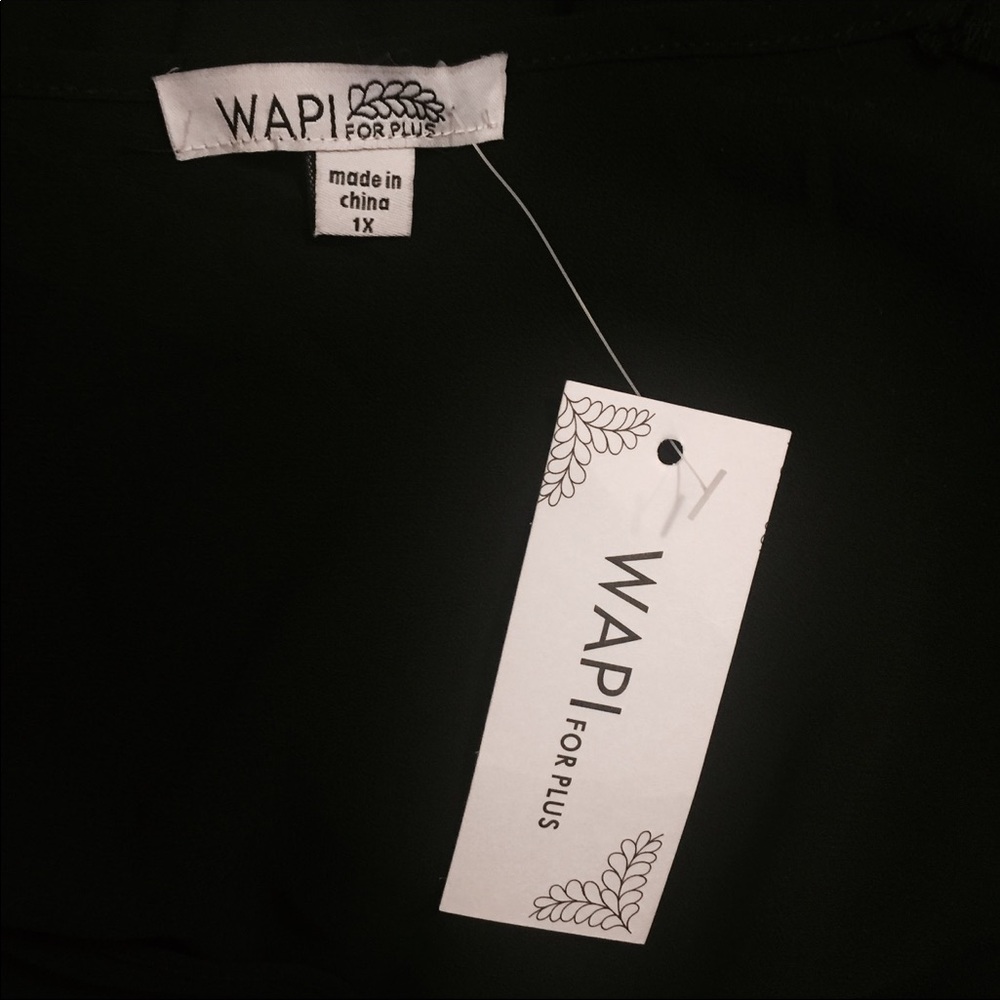 🆕NWT •Wapi• Lace Trim High-Low Maxi - Picture 8 of 8